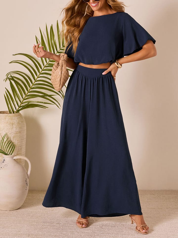 Broek donkerblauw