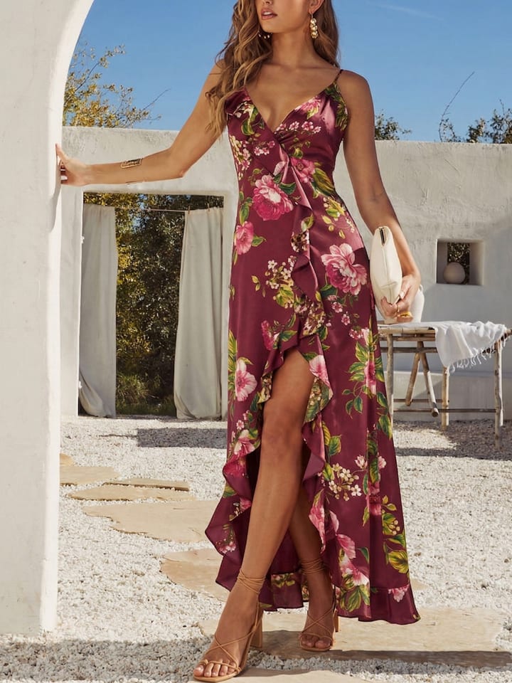 Jurk bordeaux