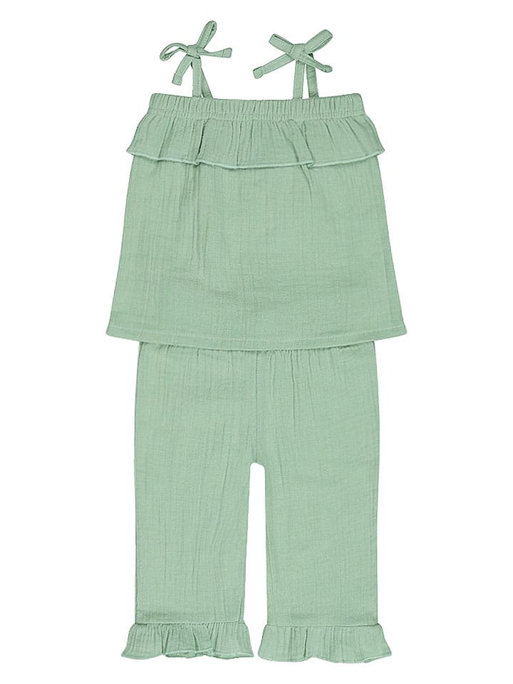 2-delige outfit turquoise