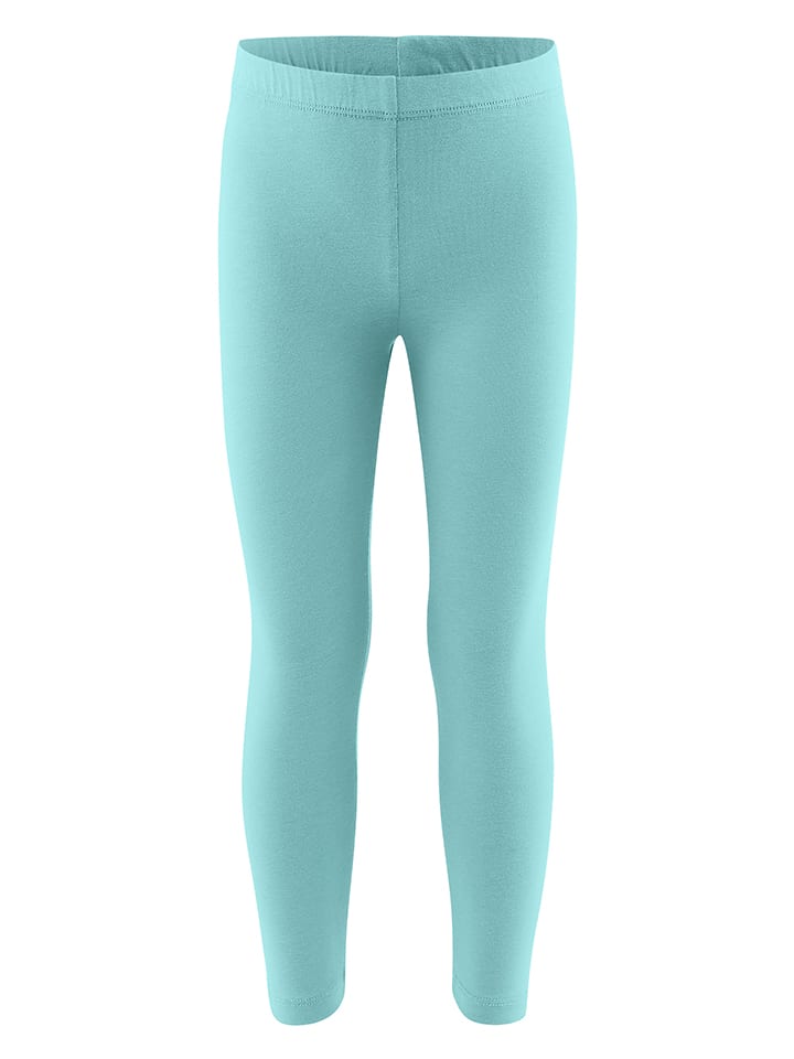 Legginsy w kolorze turkusowym