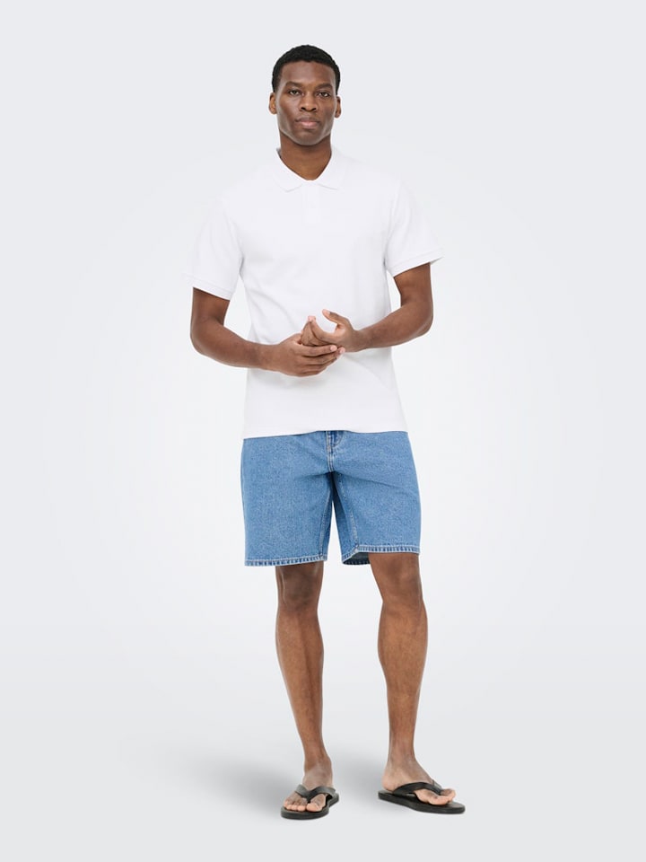 Poloshirt "Onsben" in Weiß