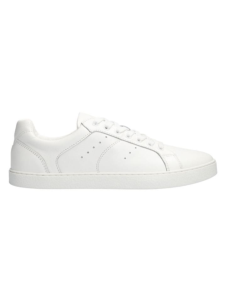 Skórzane buty barefoot "Universe" w kolorze białym
