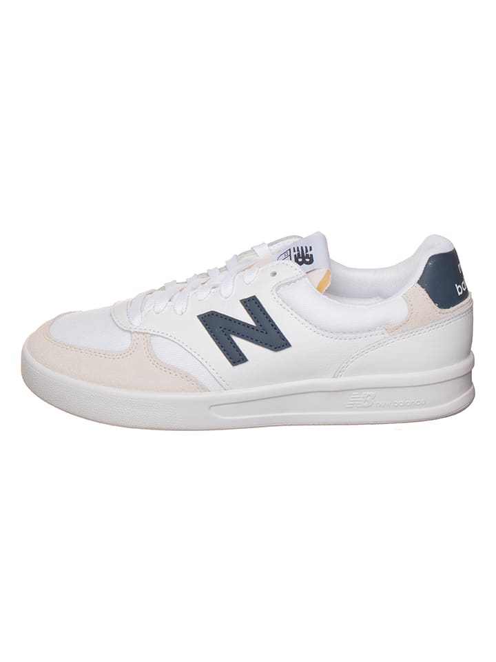 Skórzane sneakersy "CT300" w kolorze biało-granatowym