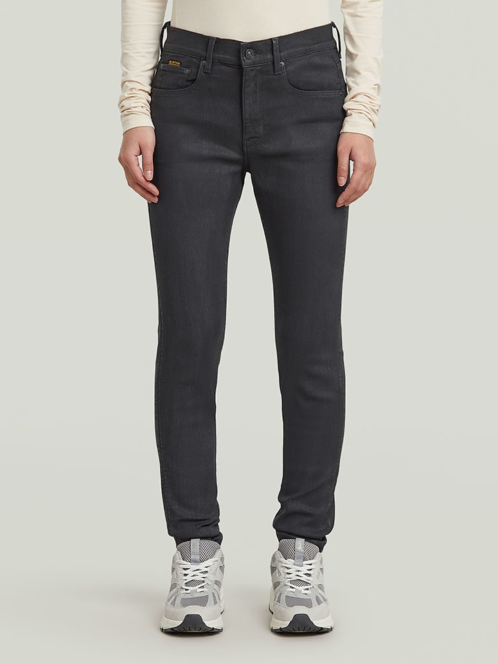 Spijkerbroek - skinny fit - zwart