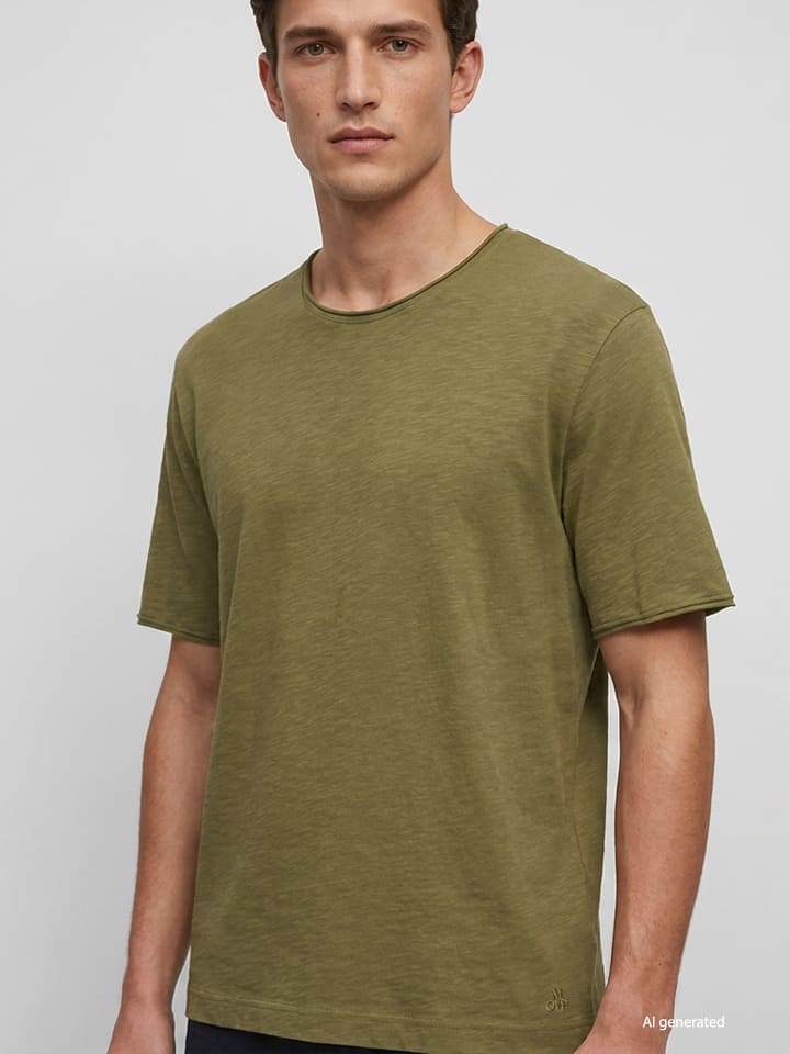 Shirt olijfgroen