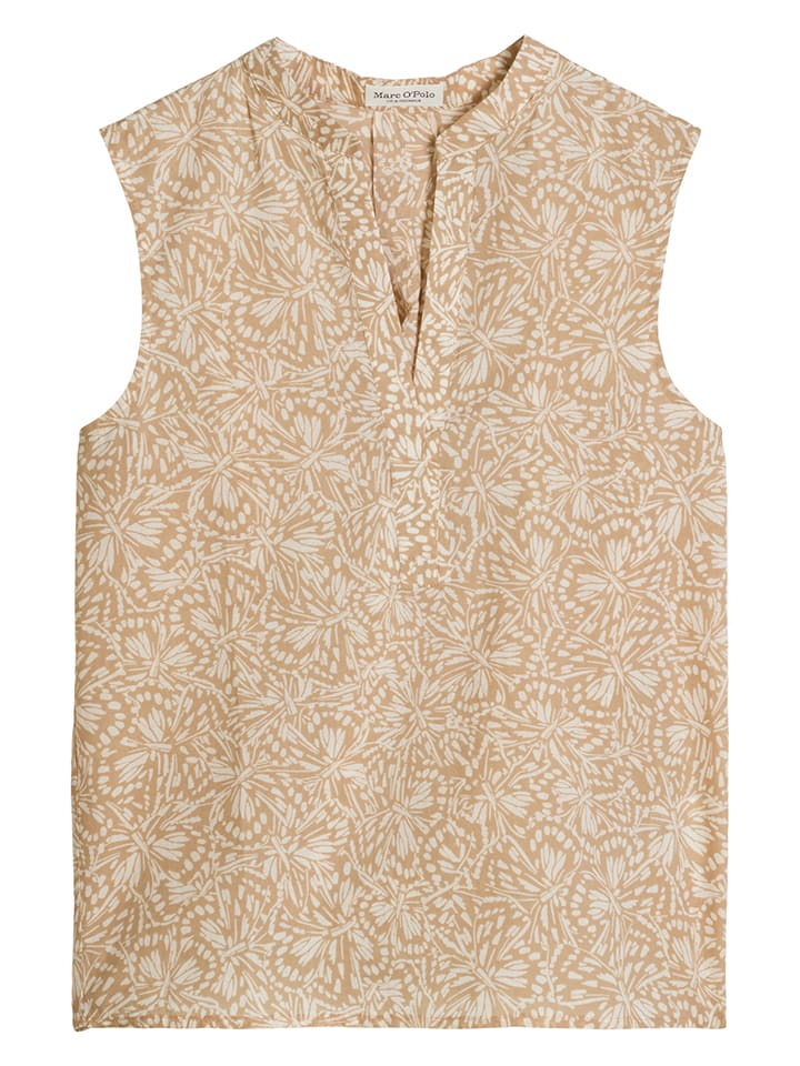 Blousetop lichtbruin