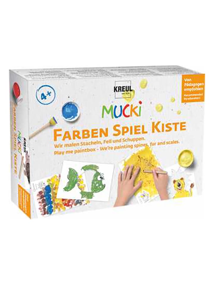 Zestaw kreatywny "Play me paintbox - Spines, fur and scales" - 4+
