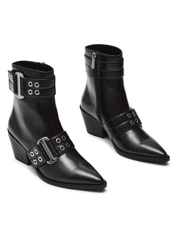 Botki "Splurge" w kolorze czarnym