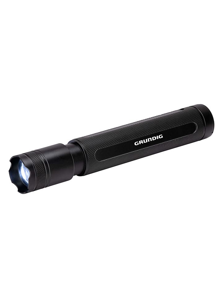 Latarka LED w kolorze czarnym - wys. 24,5 x Ø 4,25 cm