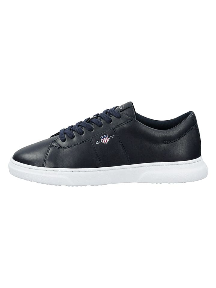Skórzane sneakersy "Joree" w kolorze granatowym