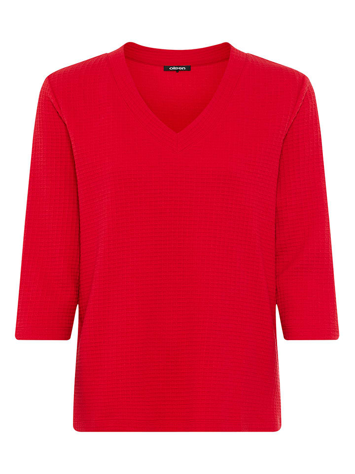Longsleeve in Rot