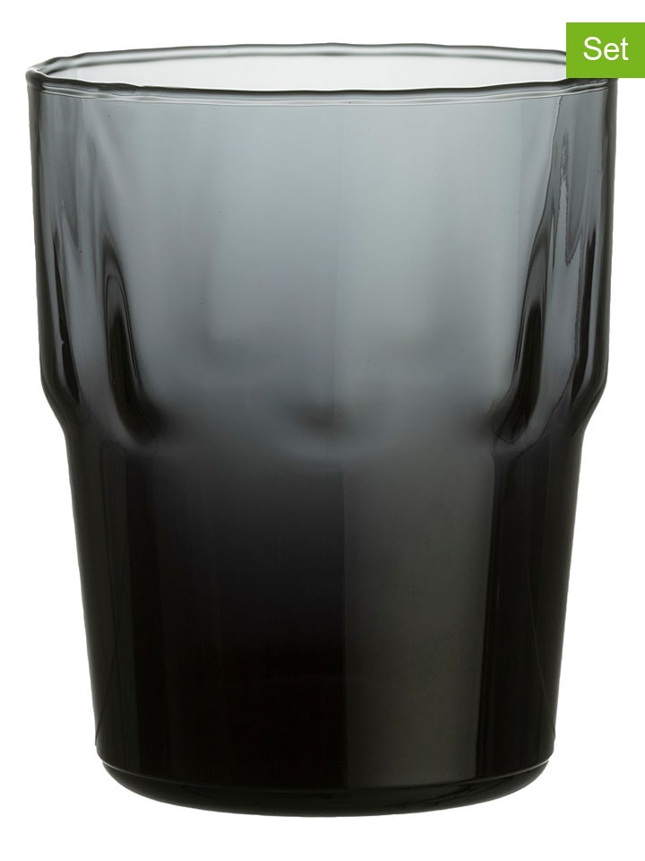 Szklanki (2 szt.) "Solare" w kolorze szarym - 310 ml