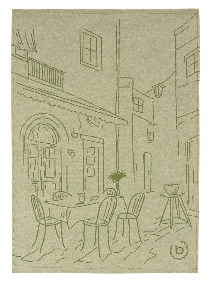 Ściereczka "Cipolla" w kolorze zielonym do naczyń - 70 x 50 cm
