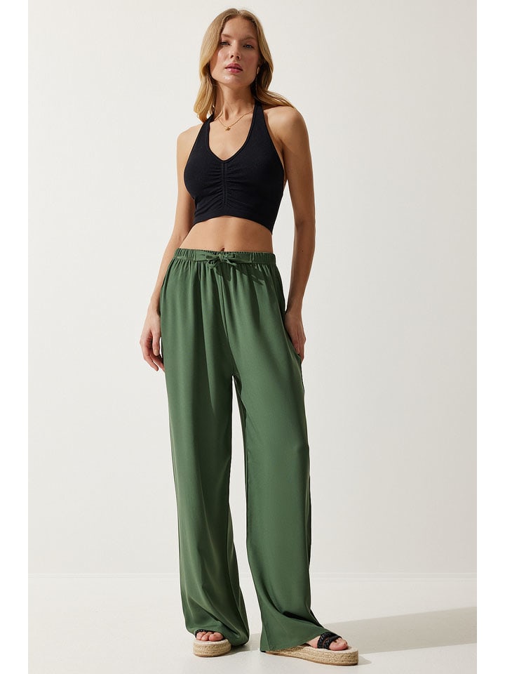 Broek donkergroen