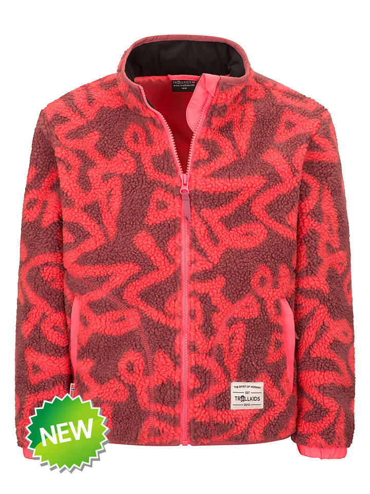 Fleecejacke "Lyngdal" in Rot