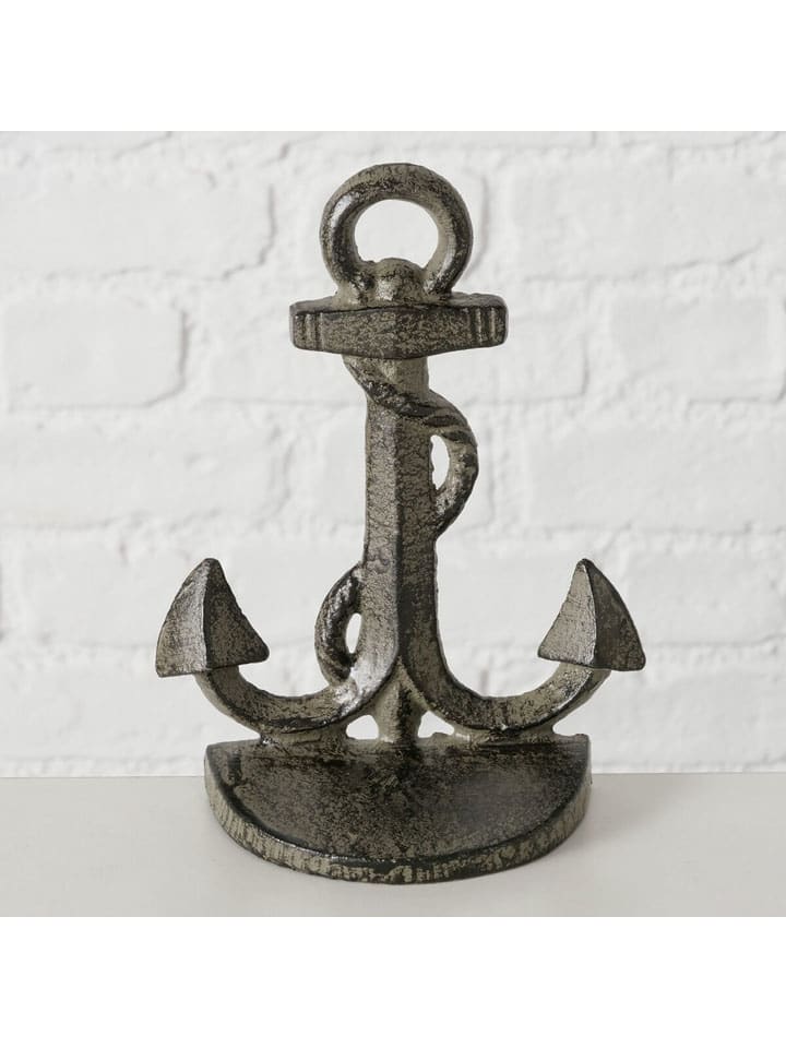 Stoper "Anchor" w kolorze brązowym do drzwi - 6 x 18 cm