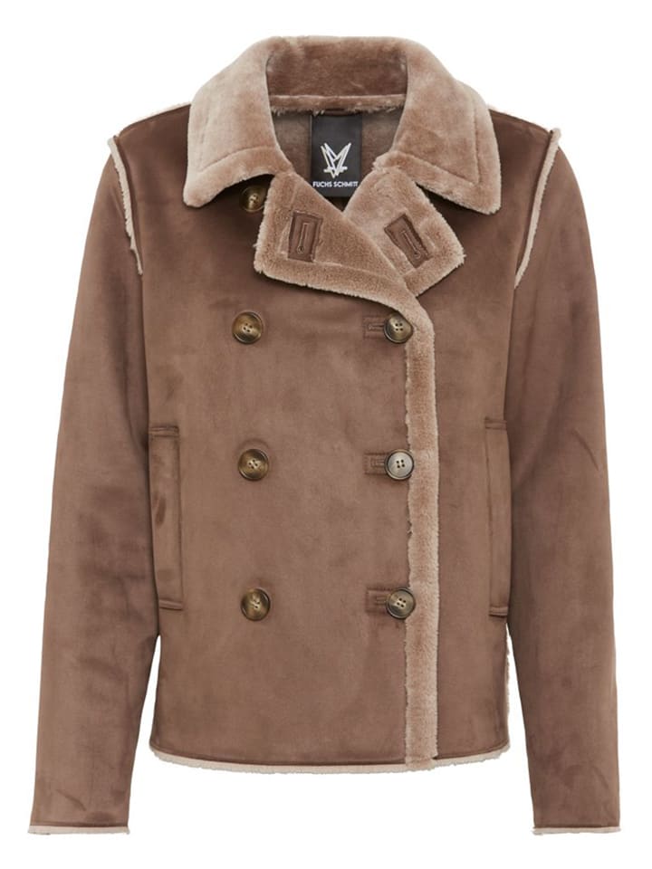 Übergangsjacke in Cognac