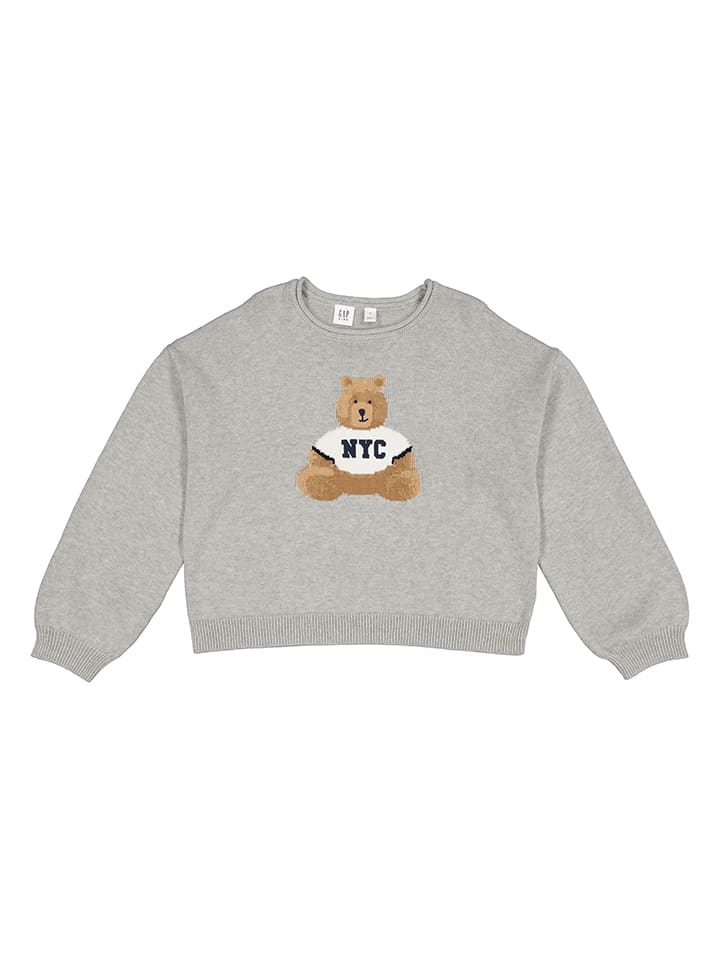 Sweter w kolorze szarym