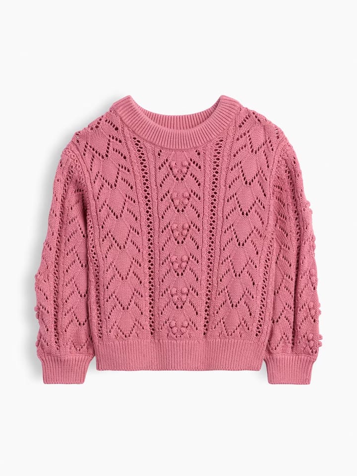 Sweter w kolorze jasnoróżowym