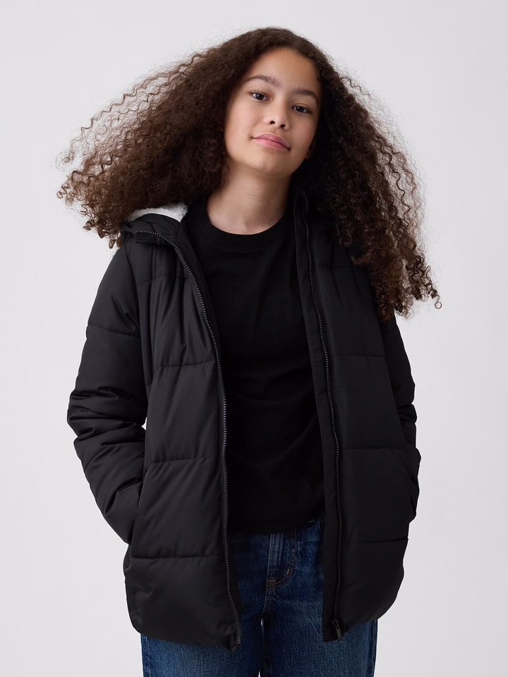 Steppjacke in Schwarz