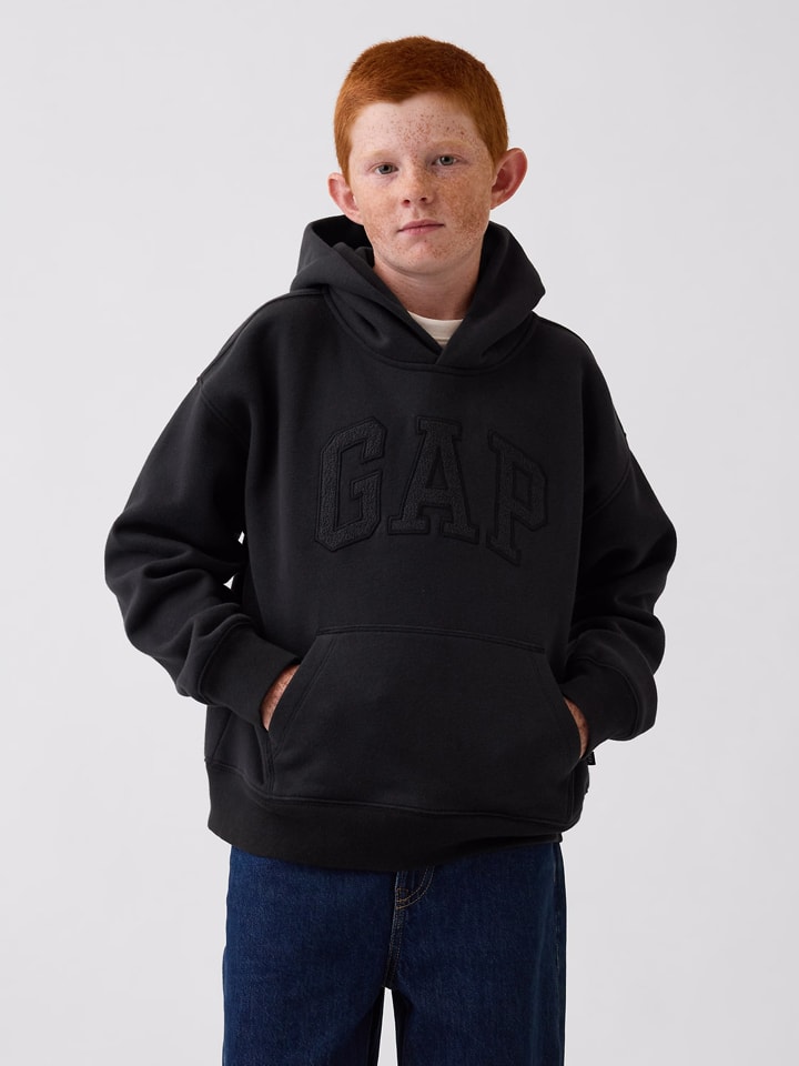 Hoodie in Schwarz