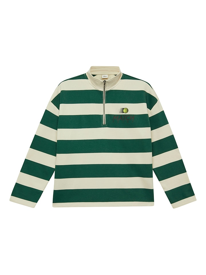 Bluza w kolorze zielono-beżowym