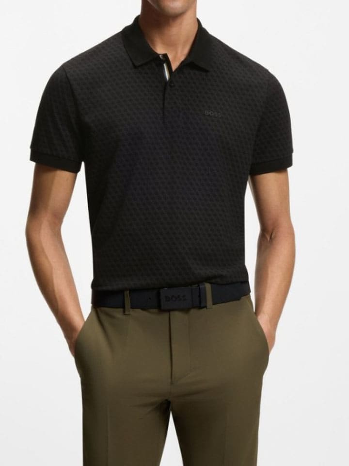 Koszulka polo w kolorze czarnym