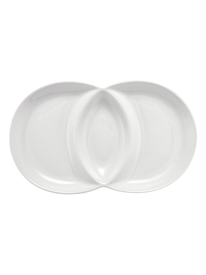 Półmisek "Serve & Share" w kolorze białym - 43 x 27 cm