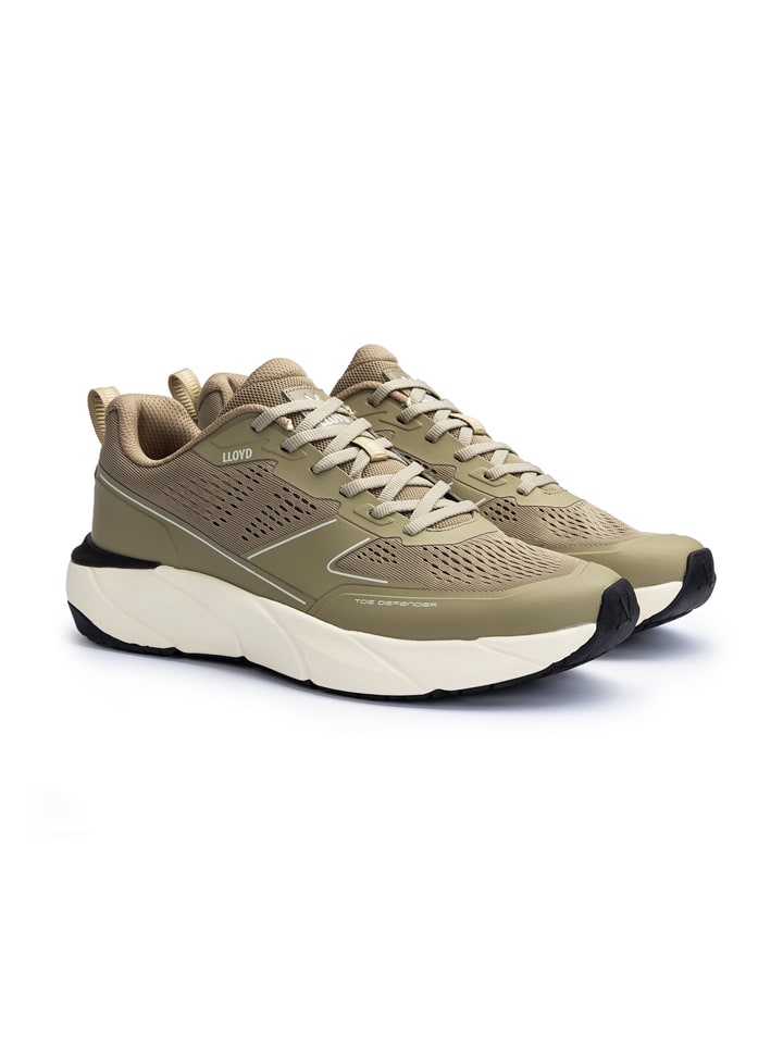 Sneakersy w kolorze oliwkowym