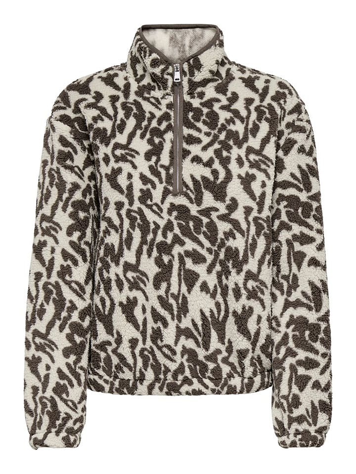 Bluza polarowa w kolorze kremowym
