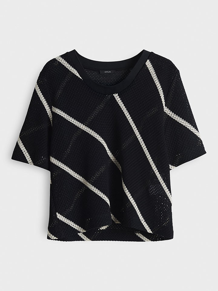 Sweter "Gemukki" w kolorze czarno-białym
