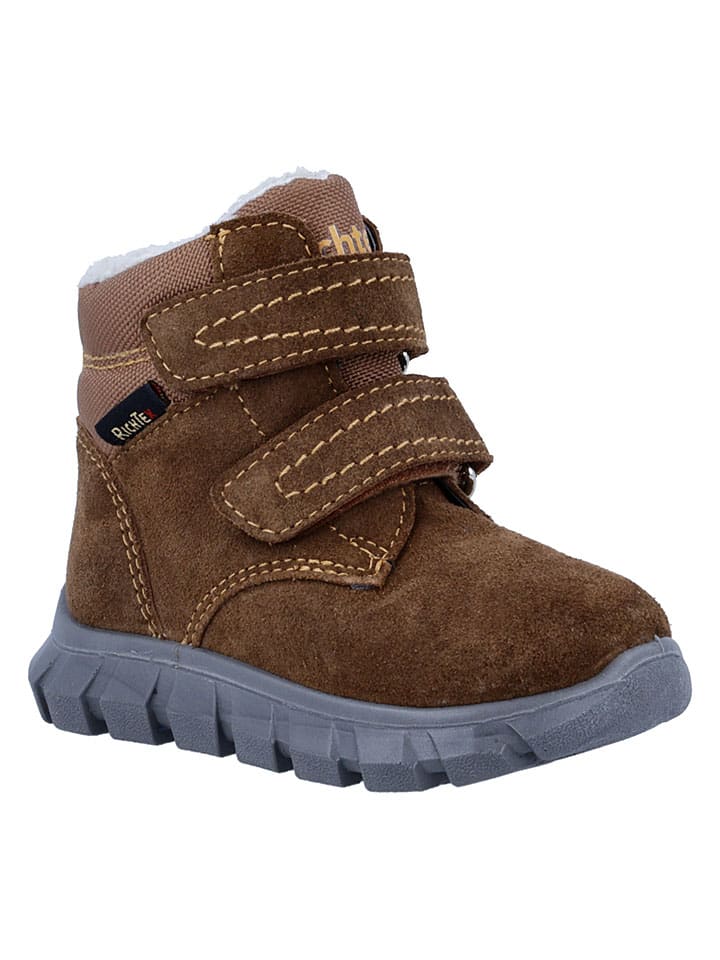 Leren winterlaarzen "Snow Mini" lichtbruin