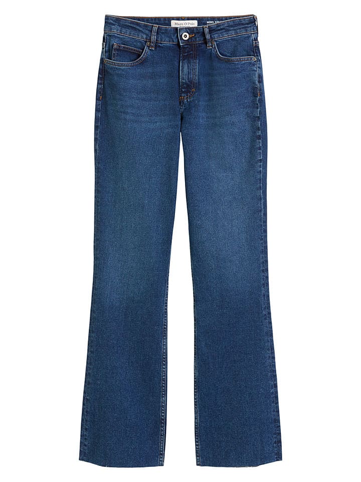 Dżinsy - Flare fit - w kolorze niebieskim