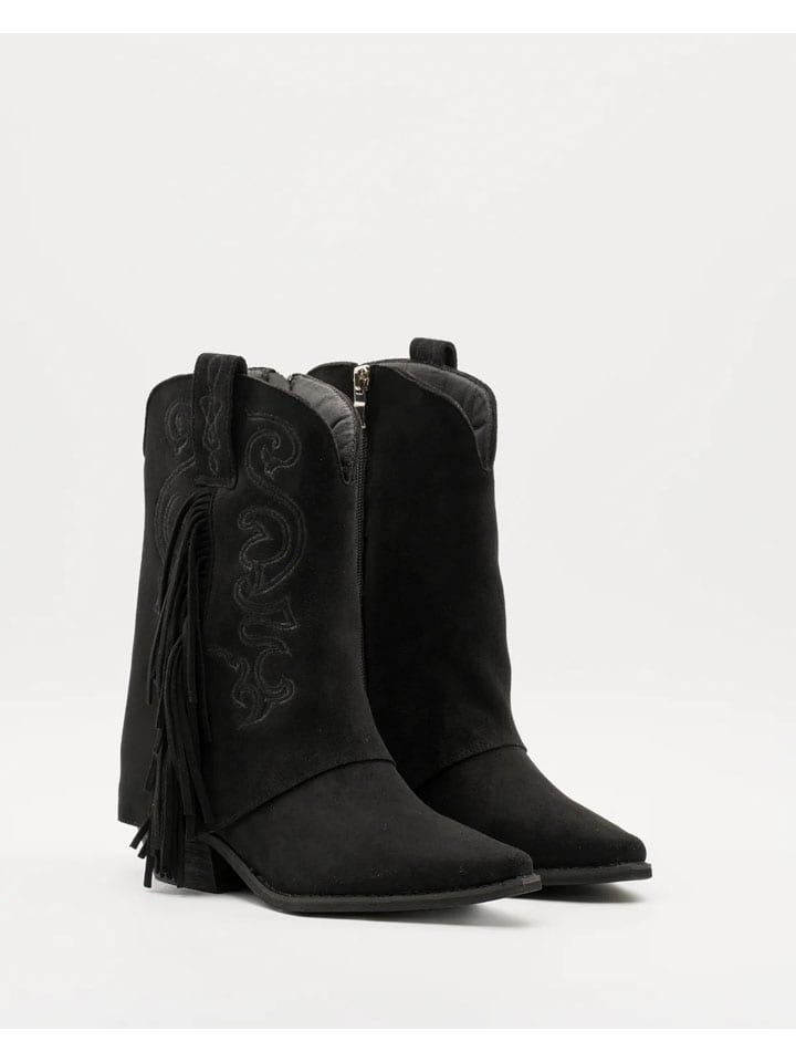 Westernstiefel in Schwarz