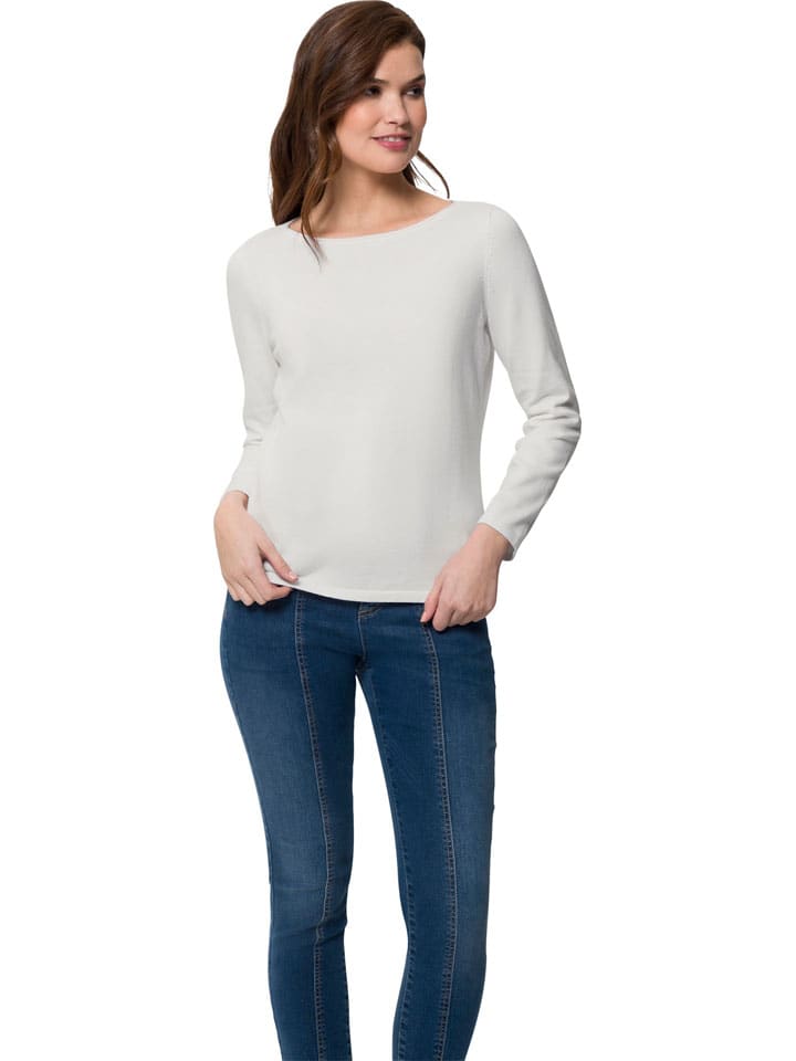 Sweter w kolorze białym