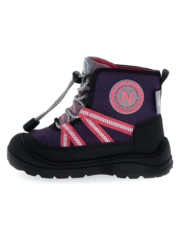 Winterboots "Greeny" paars