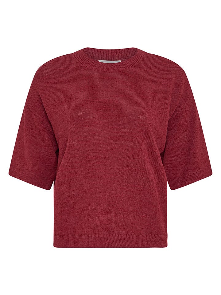 Sweter w kolorze bordowym