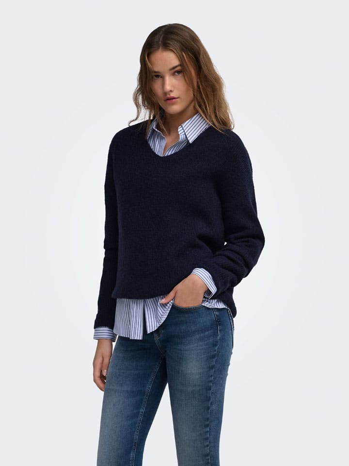 Trui donkerblauw