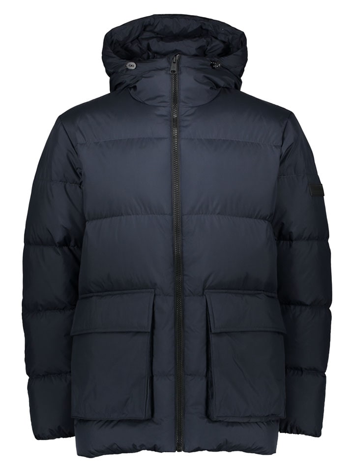 Donsjas donkerblauw