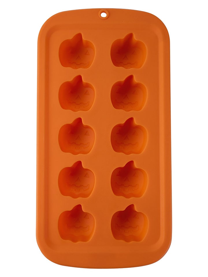 Silikonowa forma "Mini pumpkins" w kolorze pomarańczowym - 21,5 x 11 cm