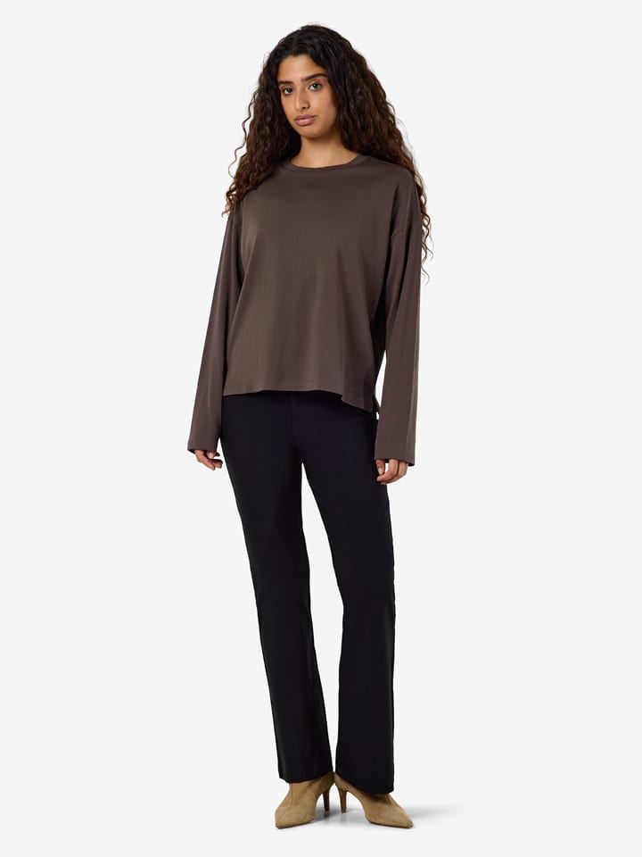 Longsleeve "Mocca" bruin