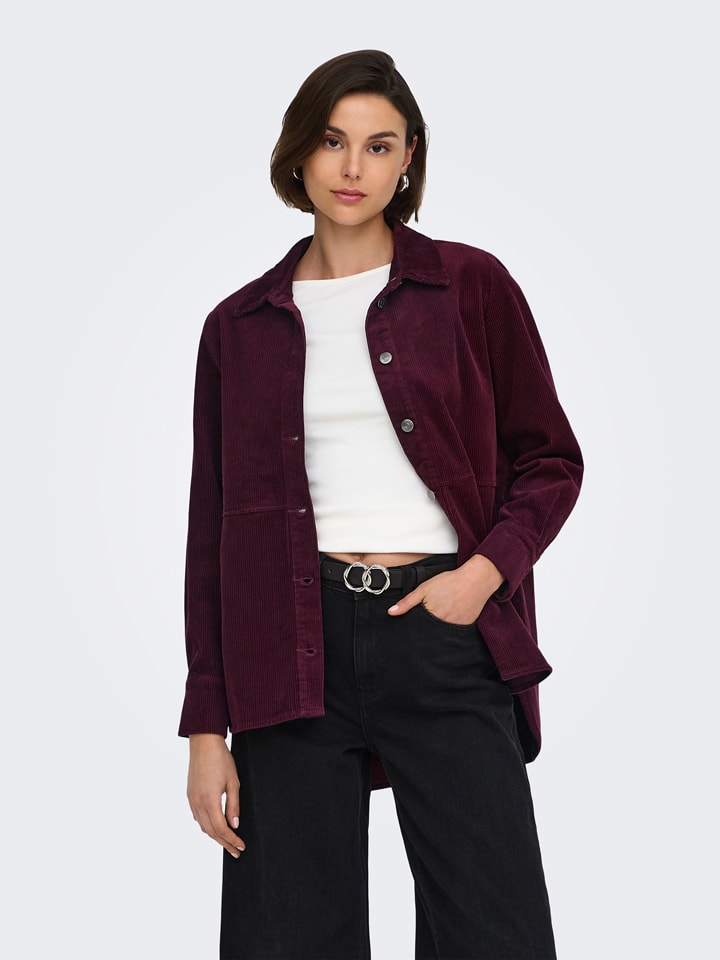 Corduroyblouse bordeaux