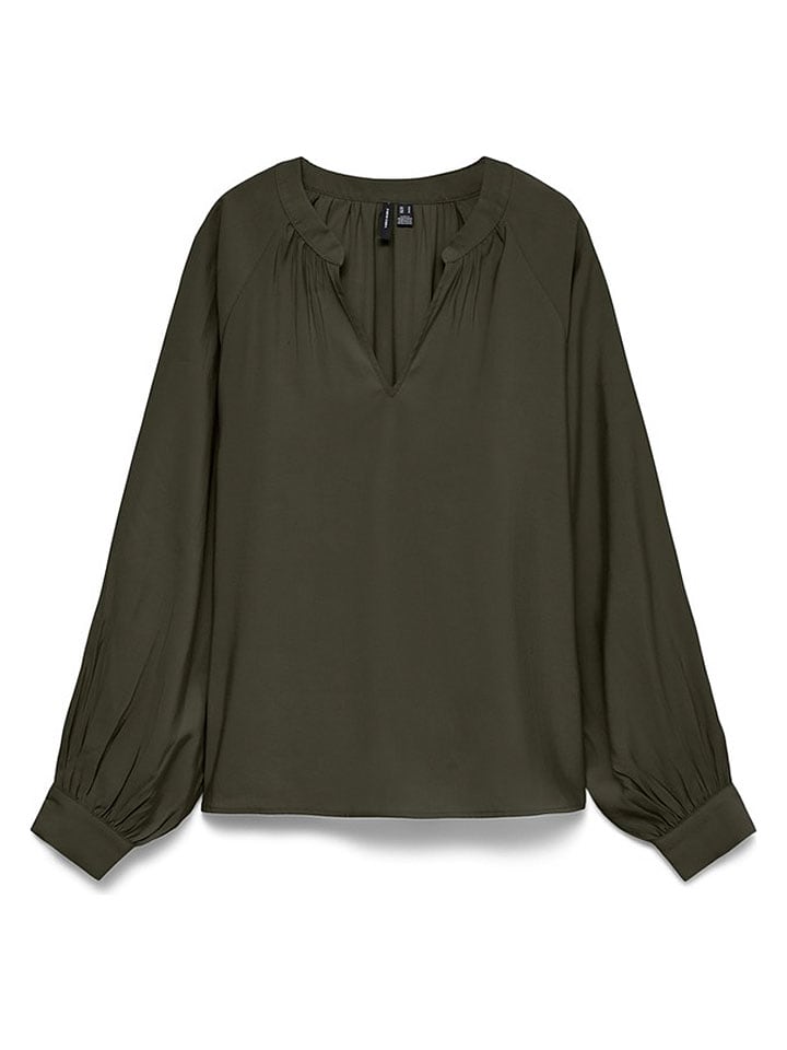 Bluzka w kolorze khaki