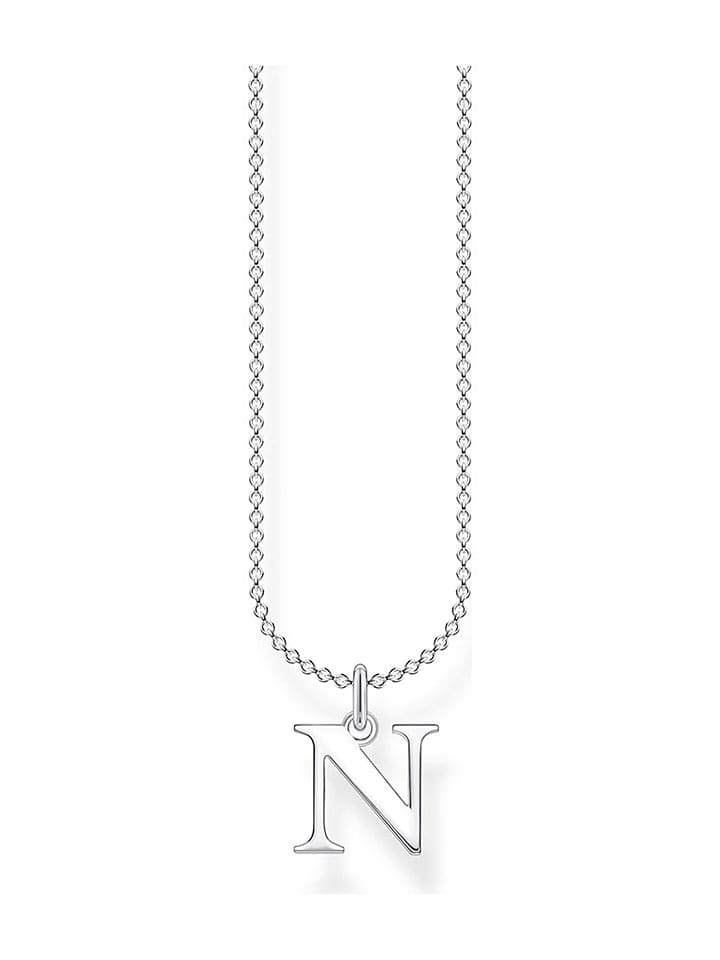 Srebrny naszyjnik z zawieszką - dł. 45 cm