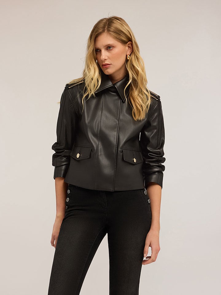 Hemdjacke in Schwarz