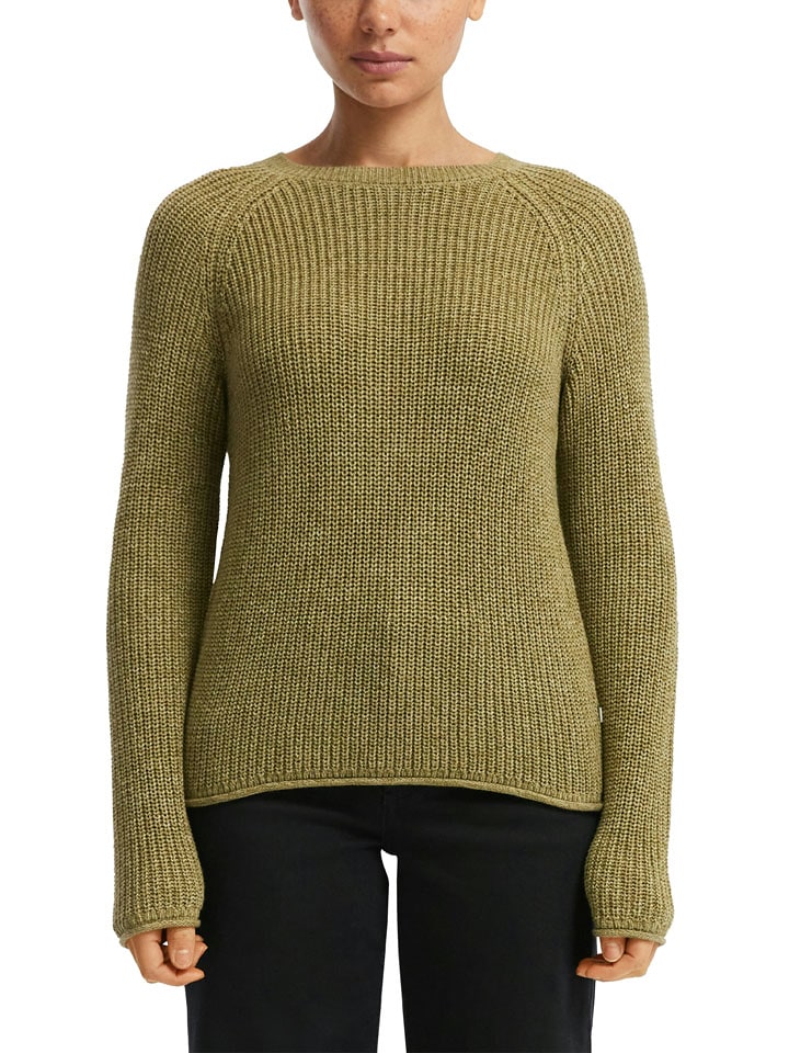 Sweter w kolorze khaki