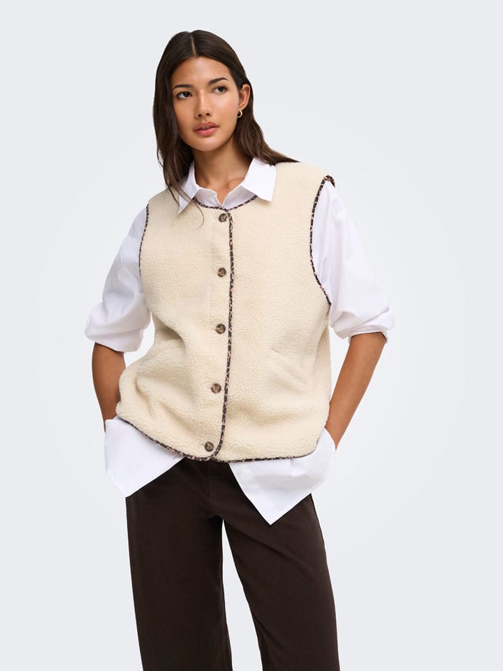 Bodywarmer crème