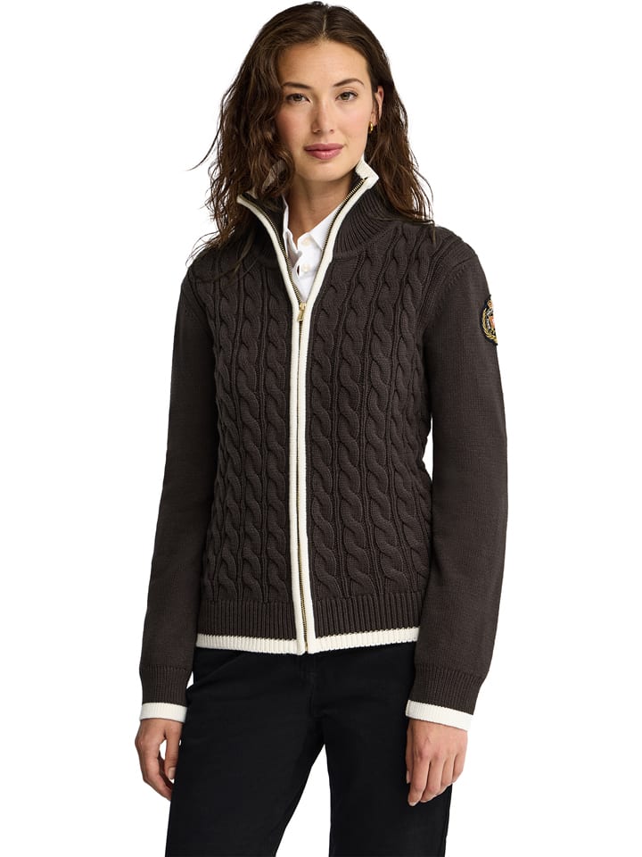 Cardigan in Braun