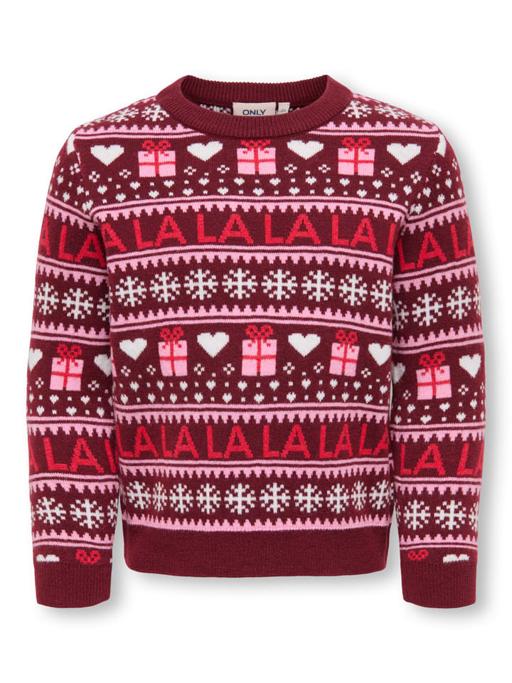 Sweter "Xmas" w kolorze bordowym