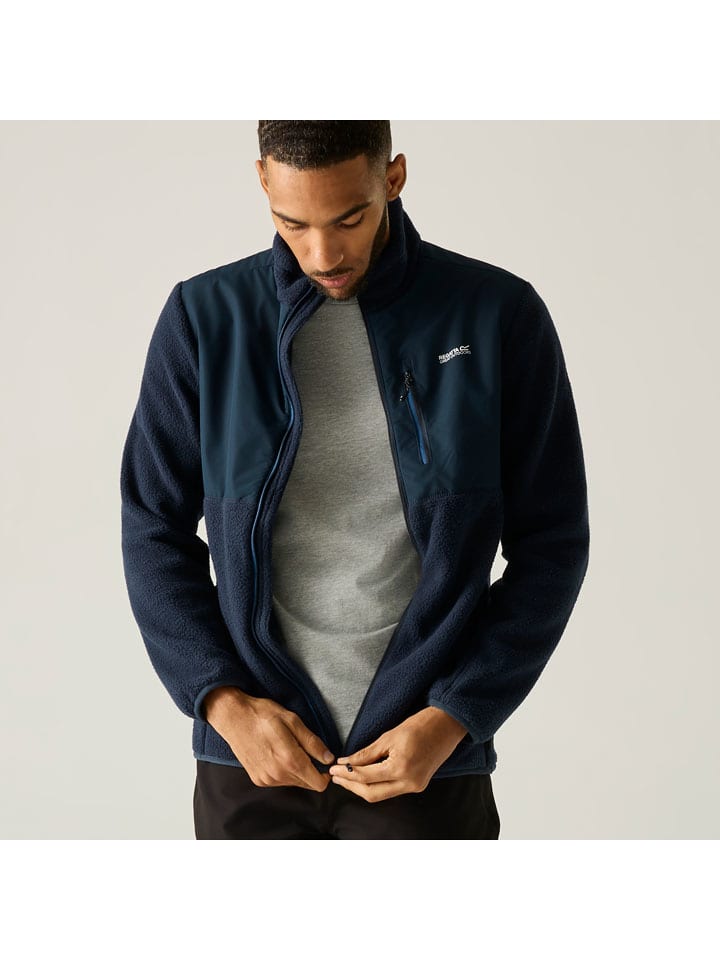 Fleecejacke "Morran" in Dunkelblau